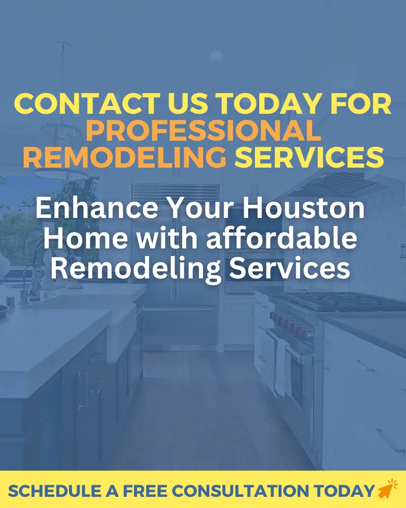 Mobile advertisement for professional remodeling services in Houston