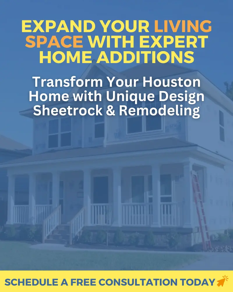 Unique Design Sheetrock & Remodeling team of four professionals offering home transformation services in Houston